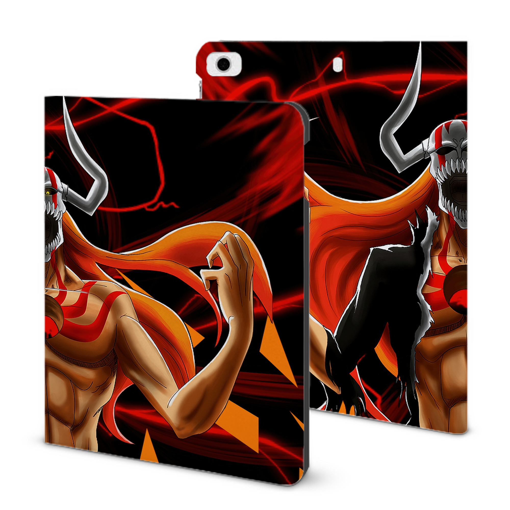 （画像用） ブリーチ BLEACH IPad ケース ブック型 PUレザー TPU 耐衝撃 軽量 薄型 ペン収納なし 全面保護 IPad 各モデル対応